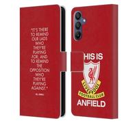 Head Case Designs Officially Licensed Liverpool Football Club Reminder Bill Shankly Quotes Leather Wallet Case Compatible With Samsung Galaxy A15