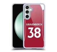 Head Case Designs Officially Licensed Liverpool Football Club Ryan Gravenberch 2025/26 Players Home Kit 2nd Group Gel Case [Military Grade Protection] Compatible With Samsung Galaxy S23 FE 5G