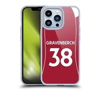 Head Case Designs Officially Licensed Liverpool Football Club Ryan Gravenberch 2025/26 Players Home Kit 2nd Group Gel Case [Military Grade Protection] Compatible With Apple iPhone 13 Pro