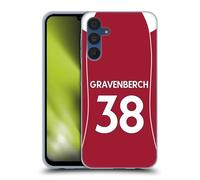 Head Case Designs Officially Licensed Liverpool Football Club Ryan Gravenberch 2025/26 Players Home Kit 2nd Group Gel Case [Military Grade Protection] Compatible With Samsung Galaxy A15