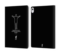 Head Case Designs Officially Licensed Liverpool Football Club Scouse Black Bill Shankly Quotes Leather Wallet Case Compatible With Apple iPad Air 13 2024/2025