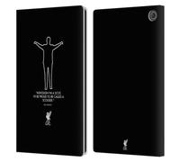 Head Case Designs Officially Licensed Liverpool Football Club Scouse Black Bill Shankly Quotes Leather Wallet Case Compatible With Amazon Fire Max 11 2023
