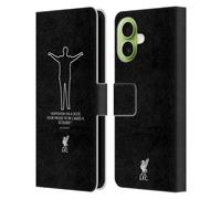Head Case Designs Officially Licensed Liverpool Football Club Scouse Black Bill Shankly Quotes Leather Wallet Case Compatible With Apple iPhone 17