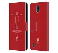 Head Case Designs Officially Licensed Liverpool Football Club Scouse Red Bill Shankly Quotes Leather Book Wallet Case Cover Compatible With Nokia C01 Plus/C1 2nd Edition