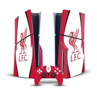 Head Case Designs Officially Licensed Liverpool Football Club Side Details Art Vinyl Sticker Gaming Skin Decal Compatible With Sony PlayStation 5 PS5 Slim Disc Edition Console & DualSense Controller