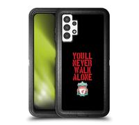 Head Case Designs Officially Licensed Liverpool Football Club Stencil Black Crest You'Ll Never Walk Alone Ultra-Armoured Shockproof Case [Military Grade] Compatible With Samsung Galaxy A13 (2022)