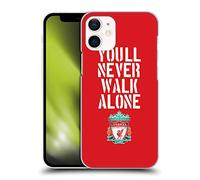 Head Case Designs Officially Licensed Liverpool Football Club Stencil Red Crest You'Ll Never Walk Alone Hard Back Case Compatible With Apple iPhone 12 Mini