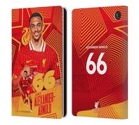 Head Case Designs Officially Licensed Liverpool Football Club Trent Alexander-Arnold 2024/25 First Team Leather Wallet Case Compatible With Amazon Fire 7 2022