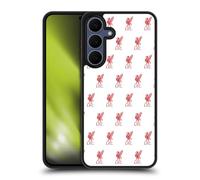 Head Case Designs Officially Licensed Liverpool Football Club White Crest & Liverbird Patterns 1 Gel Armour Case [Military Grade Protection] Compatible With Samsung Galaxy S25 FE