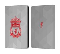 Head Case Designs Officially Licensed Liverpool Football Club White Geometric 2 Crest 1 Leather Wallet Case Compatible With Amazon Kindle 11th Gen 6in 2022