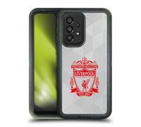 Head Case Designs Officially Licensed Liverpool Football Club White Geometric 2 Crest 1 Ultra-Armoured Shockproof Case [Military Grade Protection] Compatible With Galaxy A33 5G (2022)