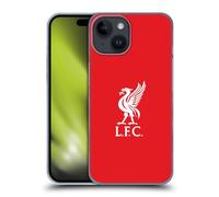 Head Case Designs Officially Licensed Liverpool Football Club White Logo In Red Liver Bird Hard Back Case Compatible With Apple iPhone 15