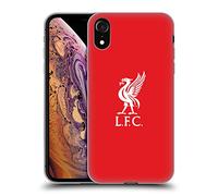 Head Case Designs Officially Licensed Liverpool Football Club White Logo In Red Liver Bird Soft Gel Case Compatible With Apple iPhone XR