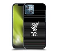 Head Case Designs Officially Licensed Liverpool Football Club White On Black Kit Liver Bird Hard Back Case Compatible With Apple iPhone 13
