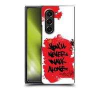 Head Case Designs Officially Licensed Liverpool Football Club YNWA Graffiti Art Hard Back Case Compatible With Samsung Galaxy Z Fold5