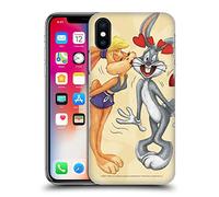 Head Case Designs Officially Licensed Looney Tunes Bugs Bunny And Lola Bunny Season Hard Back Case Compatible With Apple iPhone X/iPhone XS
