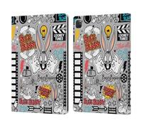 Head Case Designs Officially Licensed Looney Tunes Bugs Bunny Graphics and Characters Leather Wallet Case Compatible With Apple iPad Pro 12.9 2020/2021/2022