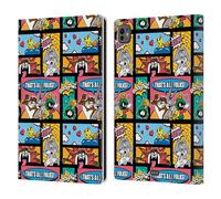 Head Case Designs Officially Licensed Looney Tunes Comics Patterns Leather Wallet Case Compatible With Apple iPad Pro 11 M4 2024