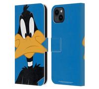 Head Case Designs Officially Licensed Looney Tunes Daffy Duck Characters Leather Wallet Case Compatible With Apple iPhone 15 Plus