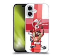 Head Case Designs Officially Licensed Looney Tunes England Taz & Bugs Bunny Flag Graphics Hard Back Case Compatible With Apple iPhone 16