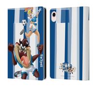 Head Case Designs Officially Licensed Looney Tunes Greece Lola & Taz Flag Graphics 1 Leather Wallet Case Compatible With Apple iPad mini (2021/2024)