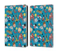 Head Case Designs Officially Licensed Looney Tunes Head Shots Patterns Leather Wallet Case Compatible With Amazon Kindle Paperwhite 6