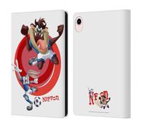 Head Case Designs Officially Licensed Looney Tunes Japan Taz & Bugs Bunny Flag Graphics 1 Leather Wallet Case Compatible With Apple iPad mini (2021/2024)