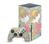 Head Case Designs Officially Licensed Looney Tunes Lola Bunny Graphics and Characters Vinyl Sticker Gaming Skin Decal Cover Compatible With Xbox Series X Console and Controller Bundle