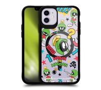 Head Case Designs Officially Licensed Looney Tunes Marvin The Martian Character Art Black Shockproof Bumper Case [Military Grade Protection] Compatible with iPhone 11 and Compatible with MagSafe