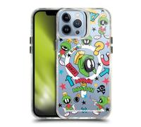 Head Case Designs Officially Licensed Looney Tunes Marvin The Martian Character Art Shockproof Bumper Case [Military Grade Protection] Compatible with iPhone 13 Pro Max and Compatible with MagSafe