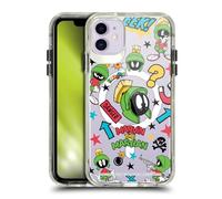 Head Case Designs Officially Licensed Looney Tunes Marvin The Martian Character Art Shockproof Bumper Case [Military Grade Protection] Compatible with Apple iPhone 11 and Compatible with MagSafe