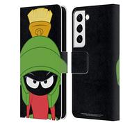 Head Case Designs Officially Licensed Looney Tunes Marvin The Martian Characters Leather Wallet Case Compatible With Samsung Galaxy S22 5G