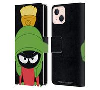 Head Case Designs Officially Licensed Looney Tunes Marvin The Martian Characters Leather Wallet Case Compatible With Apple iPhone 13