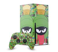 Head Case Designs Officially Licensed Looney Tunes Marvin The Martian Graphics and Characters Game Console Wrap and Game Controller Skin Bundle Compatible With Xbox Series X