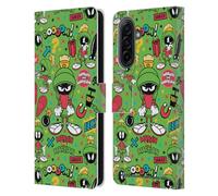 Head Case Designs Officially Licensed Looney Tunes Marvin The Martian Graphics and Characters Leather Wallet Case Compatible With Samsung Galaxy A17 4G / 5G
