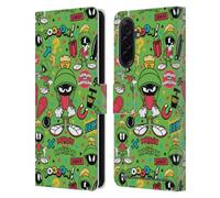 Head Case Designs Officially Licensed Looney Tunes Marvin The Martian Graphics and Characters Leather Wallet Case Compatible With Samsung Galaxy A36 5G