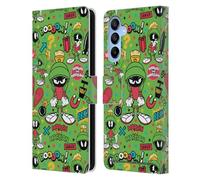 Head Case Designs Officially Licensed Looney Tunes Marvin The Martian Graphics and Characters Leather Wallet Case Compatible With Samsung Galaxy A16 5G