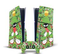 Head Case Designs Officially Licensed Looney Tunes Marvin The Martian Graphics and Characters Vinyl Sticker Gaming Skin Decal Compatible With Sony PS5 Slim Disc Edition Console & DualSense Controller