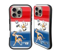 Head Case Designs Officially Licensed Looney Tunes Netherlands Lola & Bugs Bunny Flag Graphics Hybrid Case Compatible With Apple iPhone 16 Pro