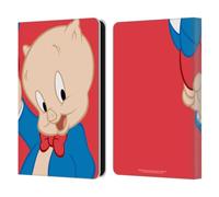 Head Case Designs Officially Licensed Looney Tunes Porky Pig Characters Leather Wallet Case Compatible With Amazon Kindle 11th Gen (2024)