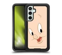 Head Case Designs Officially Licensed Looney Tunes Porky Pig Full Face Ultra-Armoured Shockproof Case [Military Grade Protection] Compatible With Samsung Galaxy S23 FE 5G