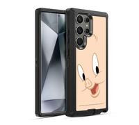 Head Case Designs Officially Licensed Looney Tunes Porky Pig Full Face Ultra-Armoured Shockproof Case [Military Grade Protection] Compatible With Samsung Galaxy S24 Ultra 5G