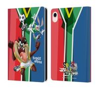 Head Case Designs Officially Licensed Looney Tunes South Africa Taz & Bugs Bunny Flag Graphics 1 Leather Wallet Case Compatible With Apple iPad mini (2021/2024)