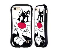 Head Case Designs Officially Licensed Looney Tunes Sylvester The Cat Characters Hybrid Case Compatible With Apple iPhone 7/8 / SE 2020 & 2022