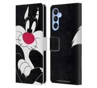 Head Case Designs Officially Licensed Looney Tunes Sylvester The Cat Characters Leather Wallet Case Compatible With Samsung Galaxy A16 5G