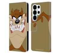Head Case Designs Officially Licensed Looney Tunes Tasmanian Devil Characters Leather Wallet Case Compatible With Samsung Galaxy S26 Ultra