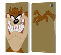 Head Case Designs Officially Licensed Looney Tunes Tasmanian Devil Characters Leather Wallet Case Compatible With Amazon Fire Max 11 2023