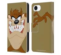 Head Case Designs Officially Licensed Looney Tunes Tasmanian Devil Characters Leather Wallet Case Compatible With Apple iPhone 16e