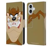 Head Case Designs Officially Licensed Looney Tunes Tasmanian Devil Characters Leather Wallet Case Compatible With Apple iPhone 16