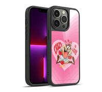 Head Case Designs Officially Licensed Looney Tunes Tasmanian Devil In Love Season Gel Armour Case [Military Grade Protection] Compatible With Apple iPhone 13 Pro